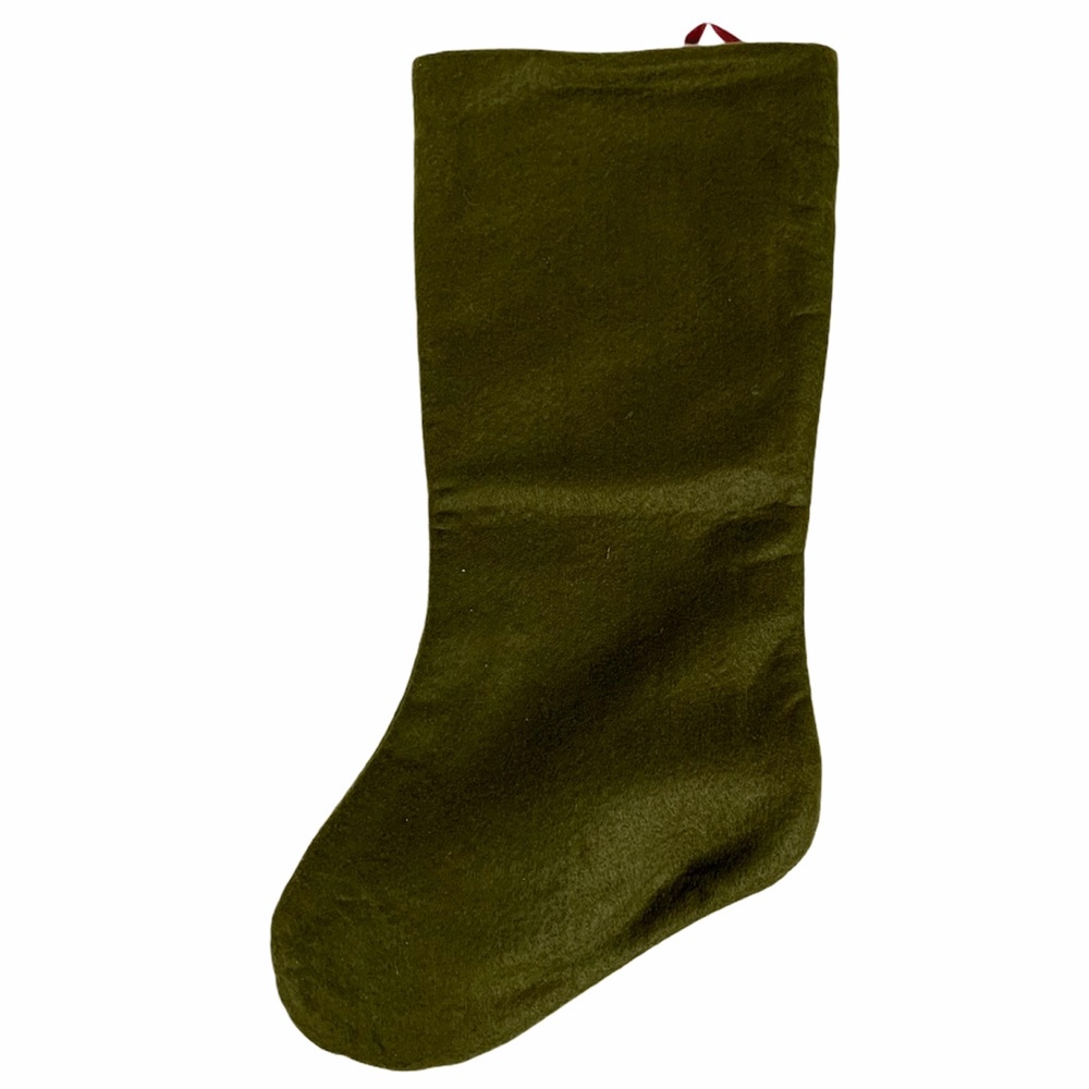 Christmas Stockings of 4 Handmade Stitching Looking Style Sz 8”x17” - Picture 5 of 8